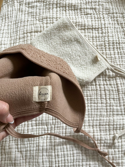 Two Briar baby + Goumi textured bonnets (3/6)