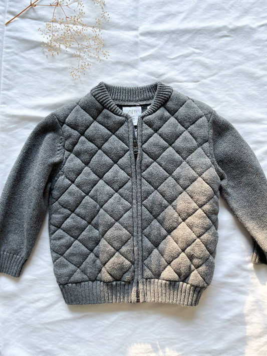 Zara quilted Zip-up sweater (18/24)