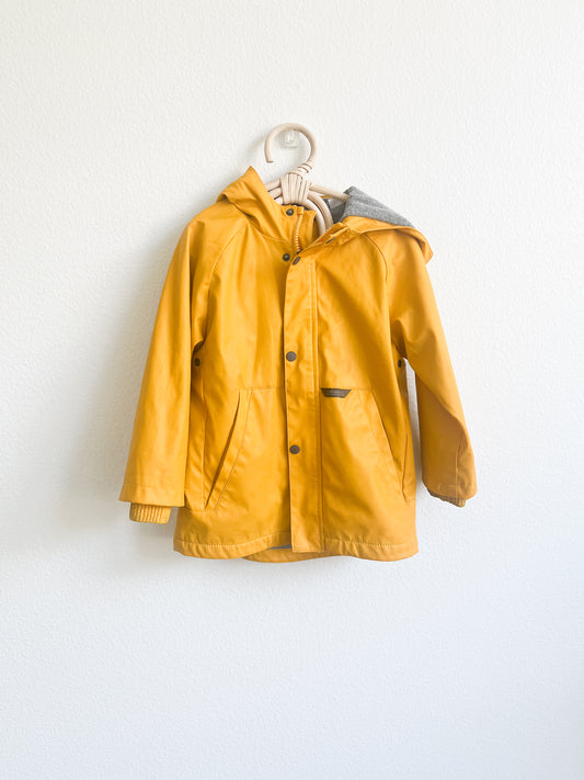 Zara yellow rain jacket (3/4T)