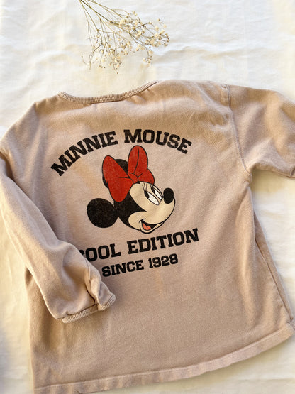 Zara neutral Minnie Mouse top (4/5T)