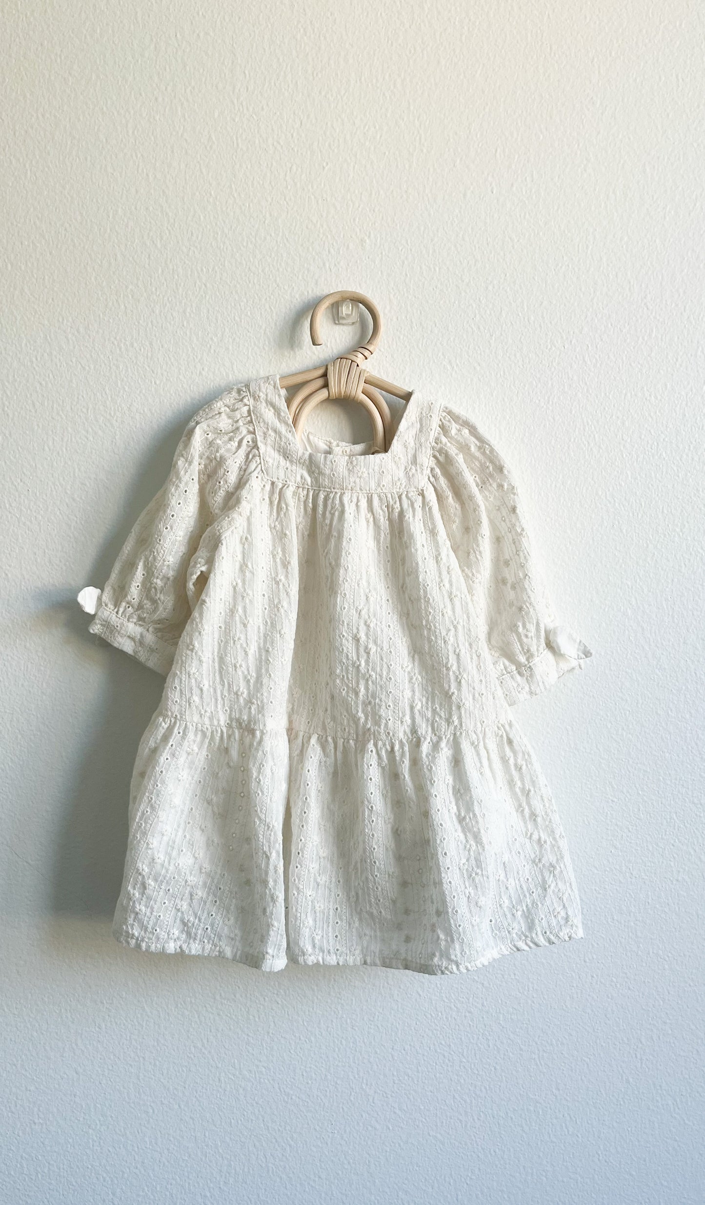 Zara eyelet embroidered dress (4/5)