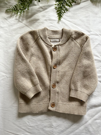 Zara oatmeal cardigan (9/12)