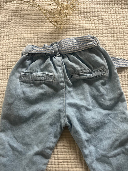 Zara light wash mom jeans (18/24)