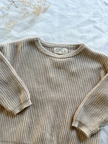 Kind + Nature oat knit sweater (2T)