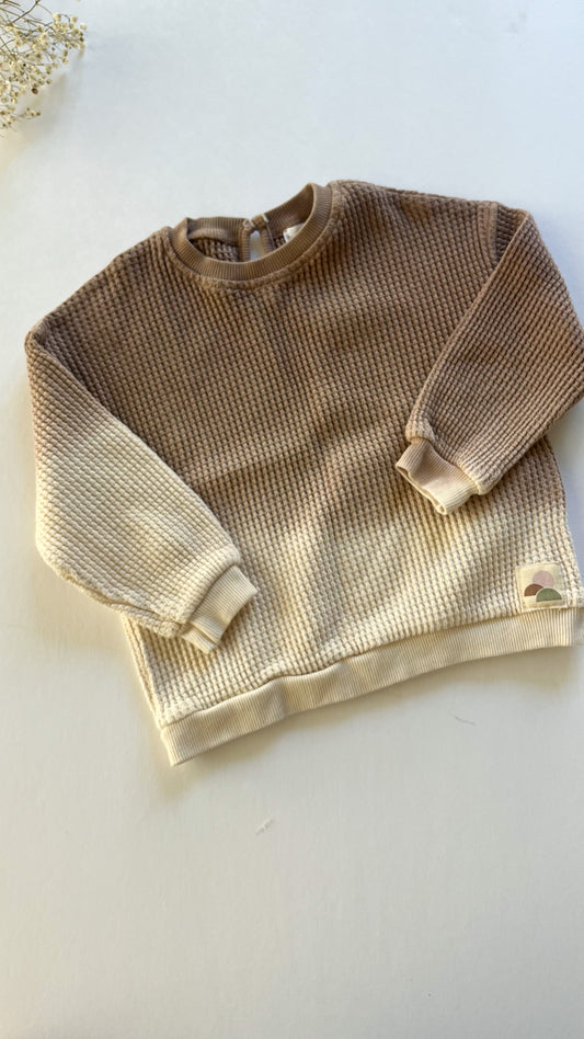 Zara waffle sweatshirt (9/12)