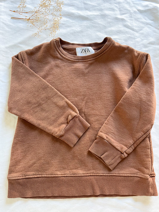 Zara pullover in rust ( size 7)