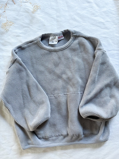 Zara waffle sweatshirt (2/3)