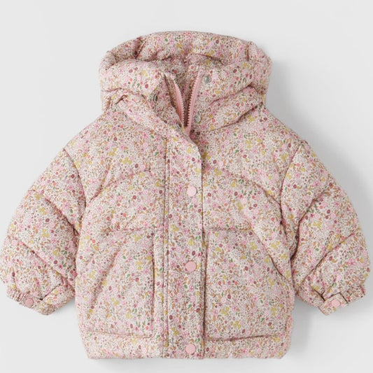 Zara puffer floral jacket (18/24)