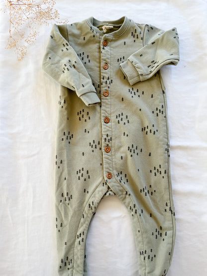 Quincy Mae fleece jumpsuit (12/18)