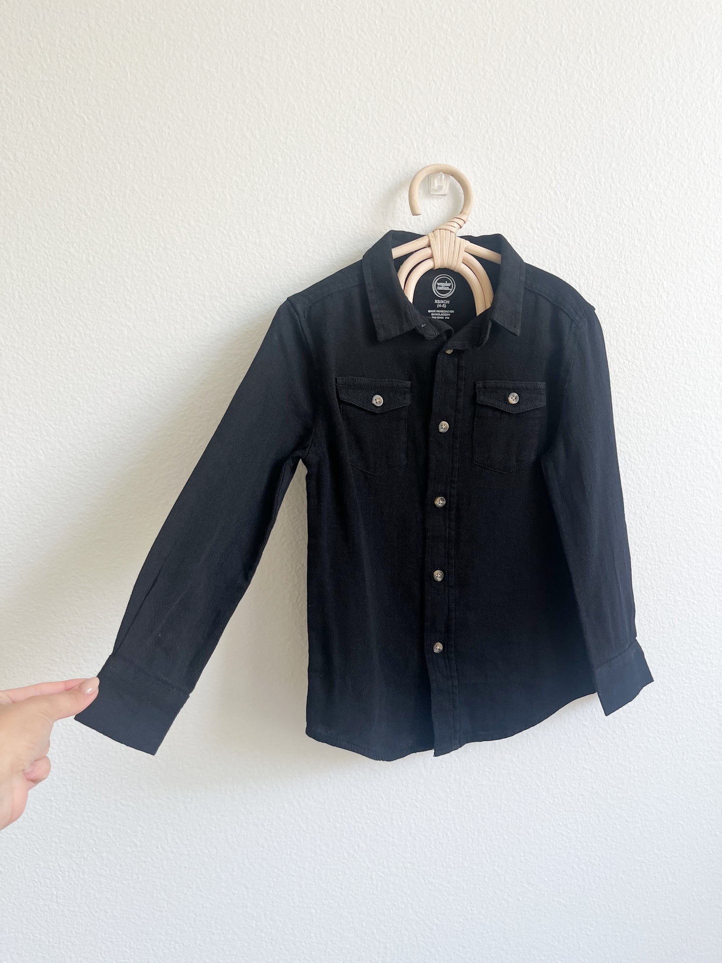 Button down pocket shirt (4/5T)
