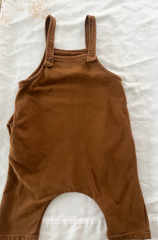 Amuhou baggy cotton rust overalls (12/18)