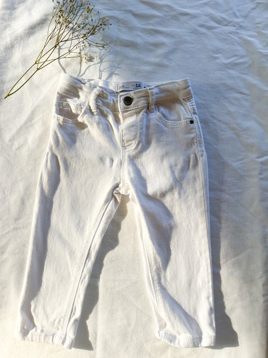 Zara white jeans (9/12)