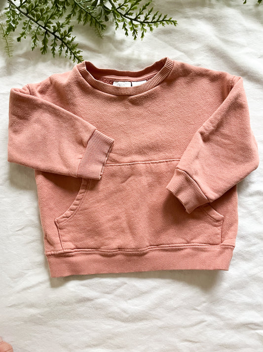 Zara pink crewneck (6/12)