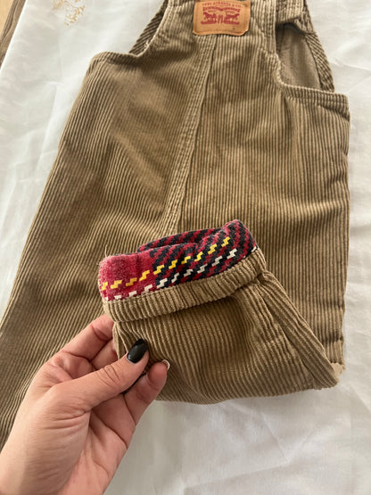 Levi’s corduroy overalls (2T)