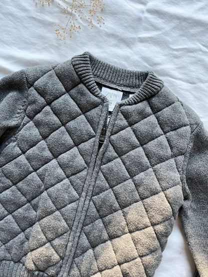 Zara quilted Zip-up sweater (18/24)