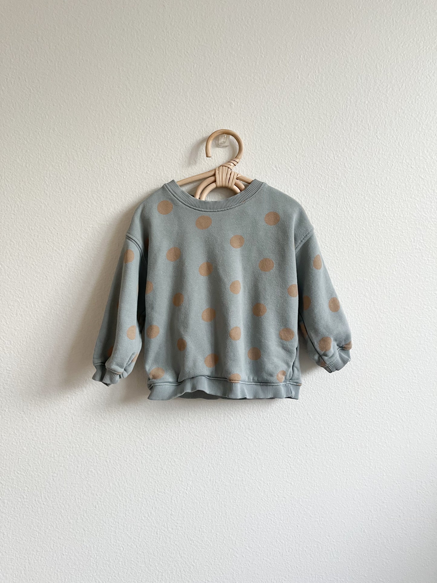 Zara polka dot sweatshirt (3/4T)