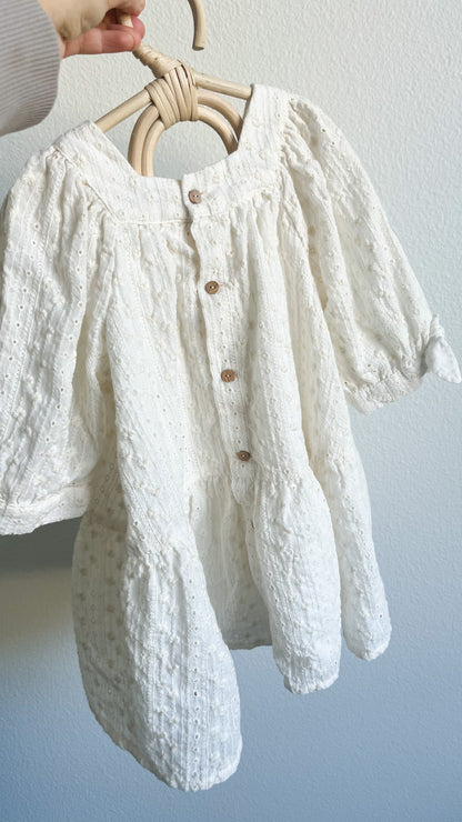 Zara eyelet embroidered dress (4/5)