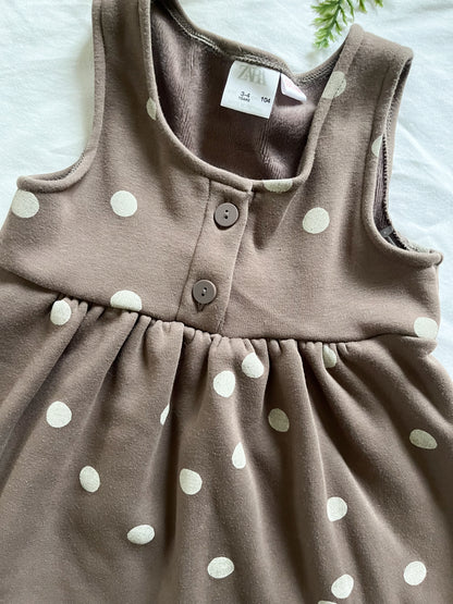 Zara polka dot dress (3/4T)