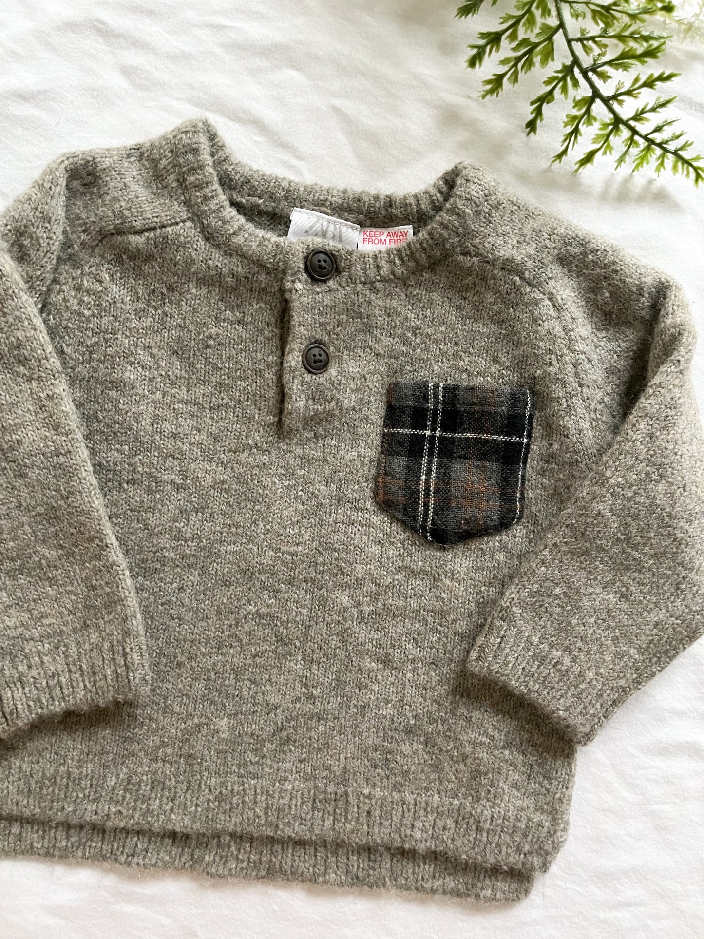 Zara pocket knit sweater (6/9)