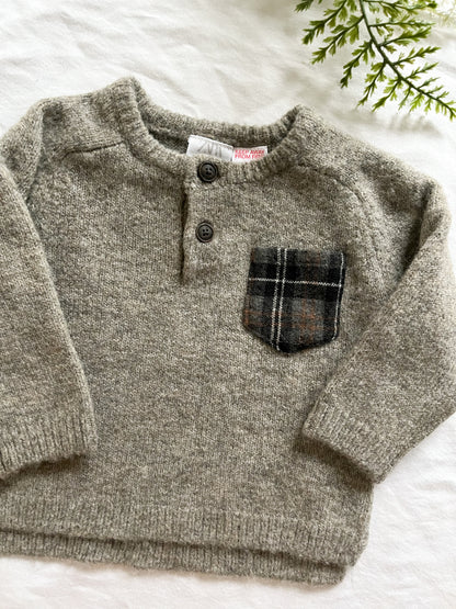 Zara pocket knit sweater (6/9)