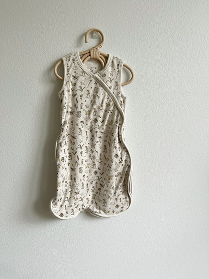 Goumi homestead sleep sack (0/6) + crib sheet + changing table cover