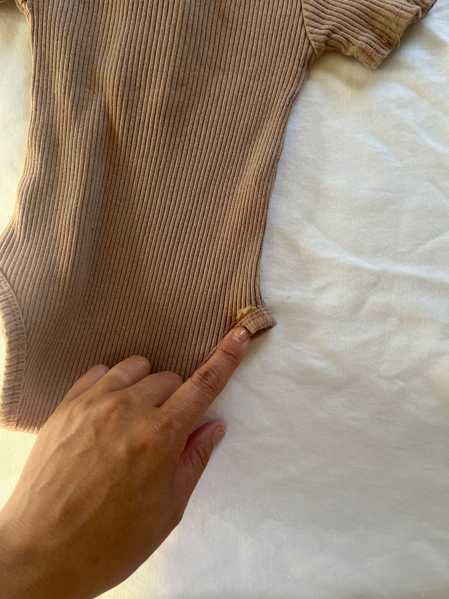Neutral ribbed bodysuit (6/9)