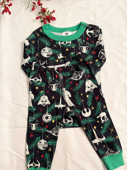 Hanna StarWars long John pajamas (12/18)