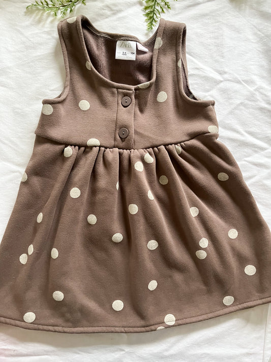 Zara polka dot dress (3/4T)