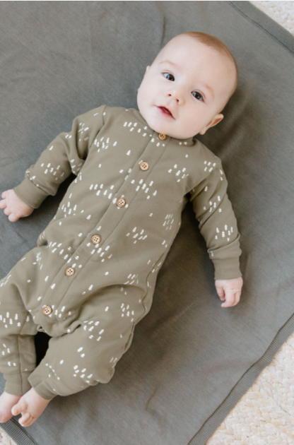 Quincy Mae fleece jumpsuit (12/18)