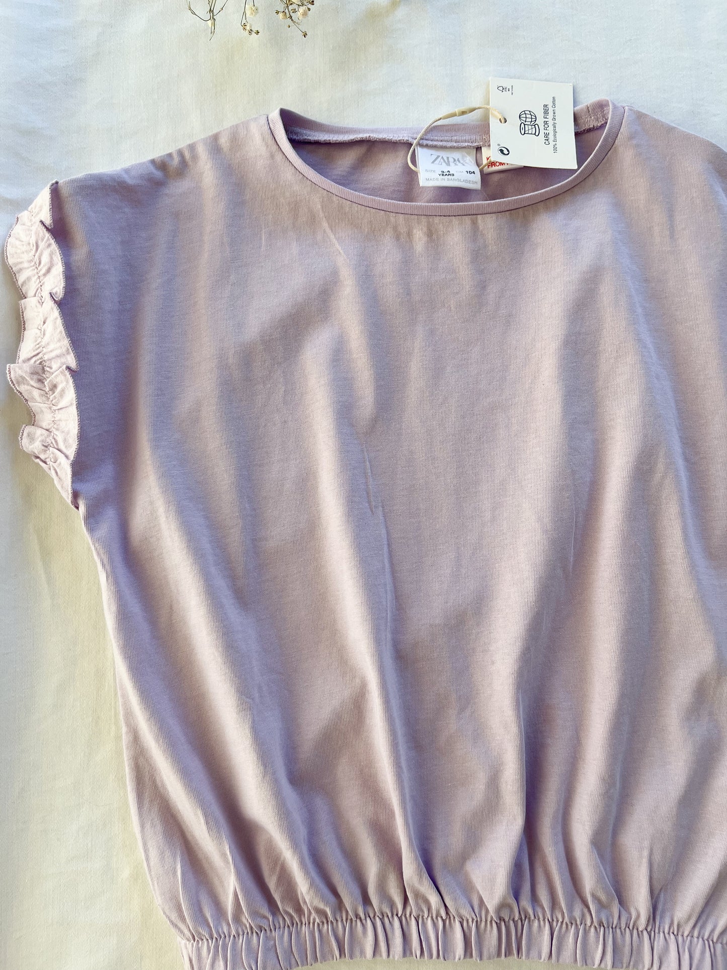 Zara lilac top (3-4)