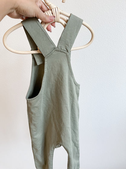 H&M cotton green overalls (18 months)