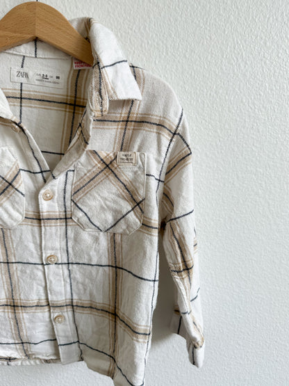 Zara flannel (2/3T)
