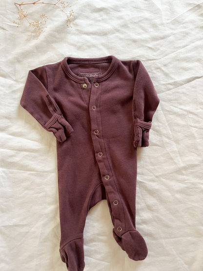 Loved baby purple sleeper (NB) NB