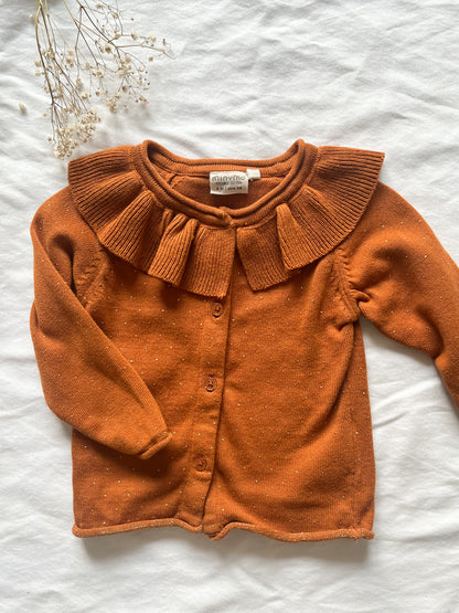 MINYMO- GLAZED GINGER KNIT CARDIGAN (6 months)