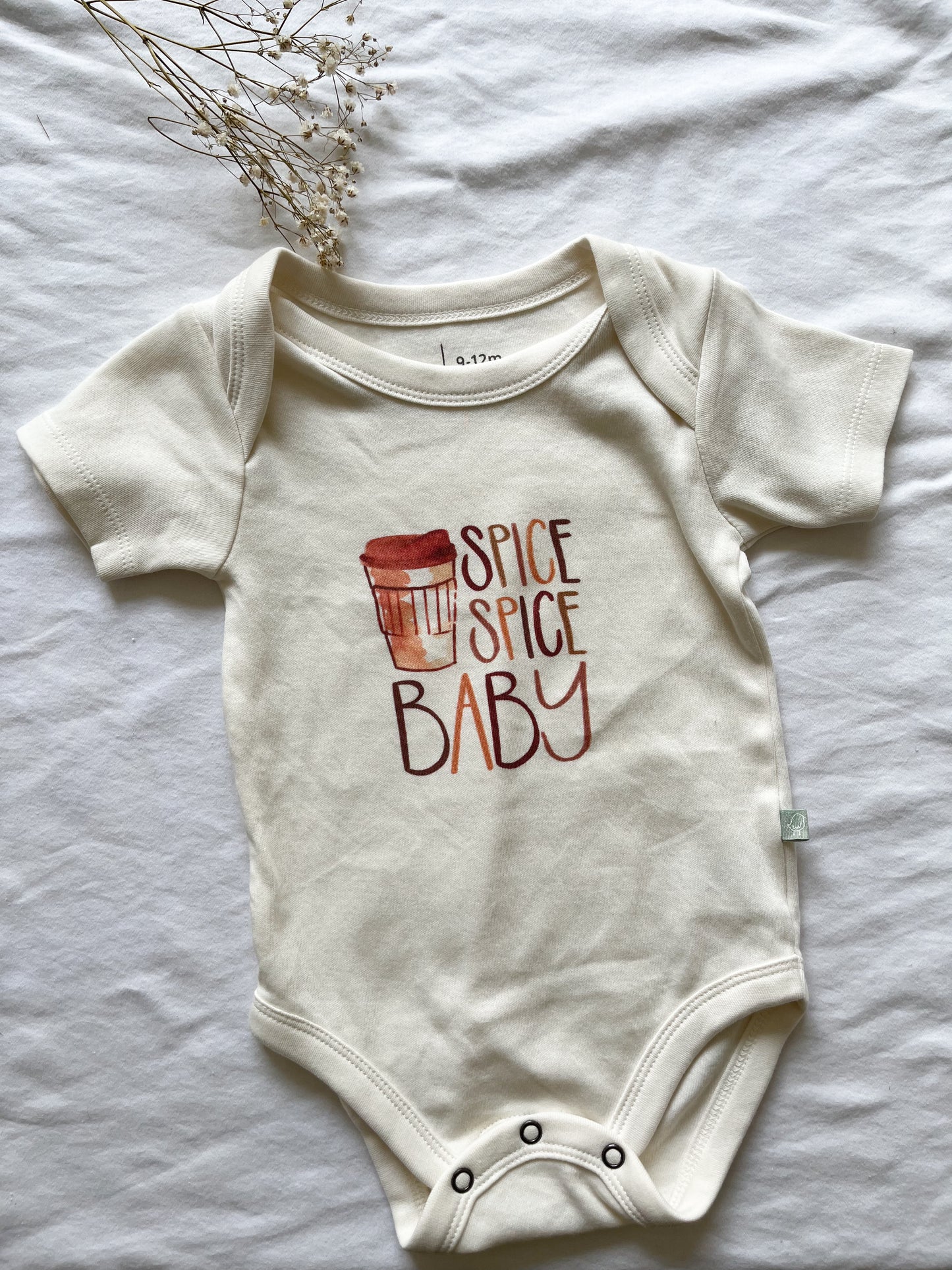 Fin & Emma Spice organic onesie (9/12)