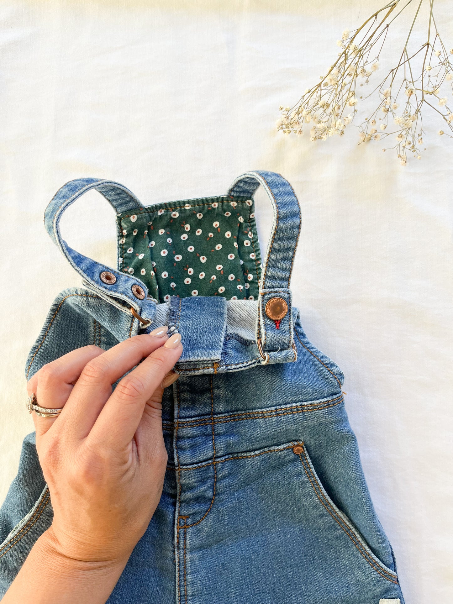Zara denim overalls (18/24)