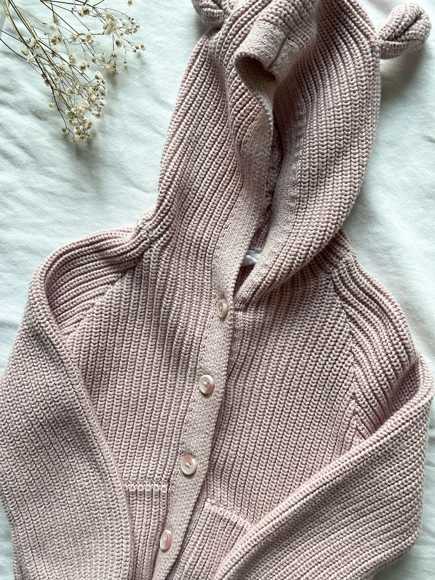 Jamie Kay - Bear Cardigan - Old Rose (2T)