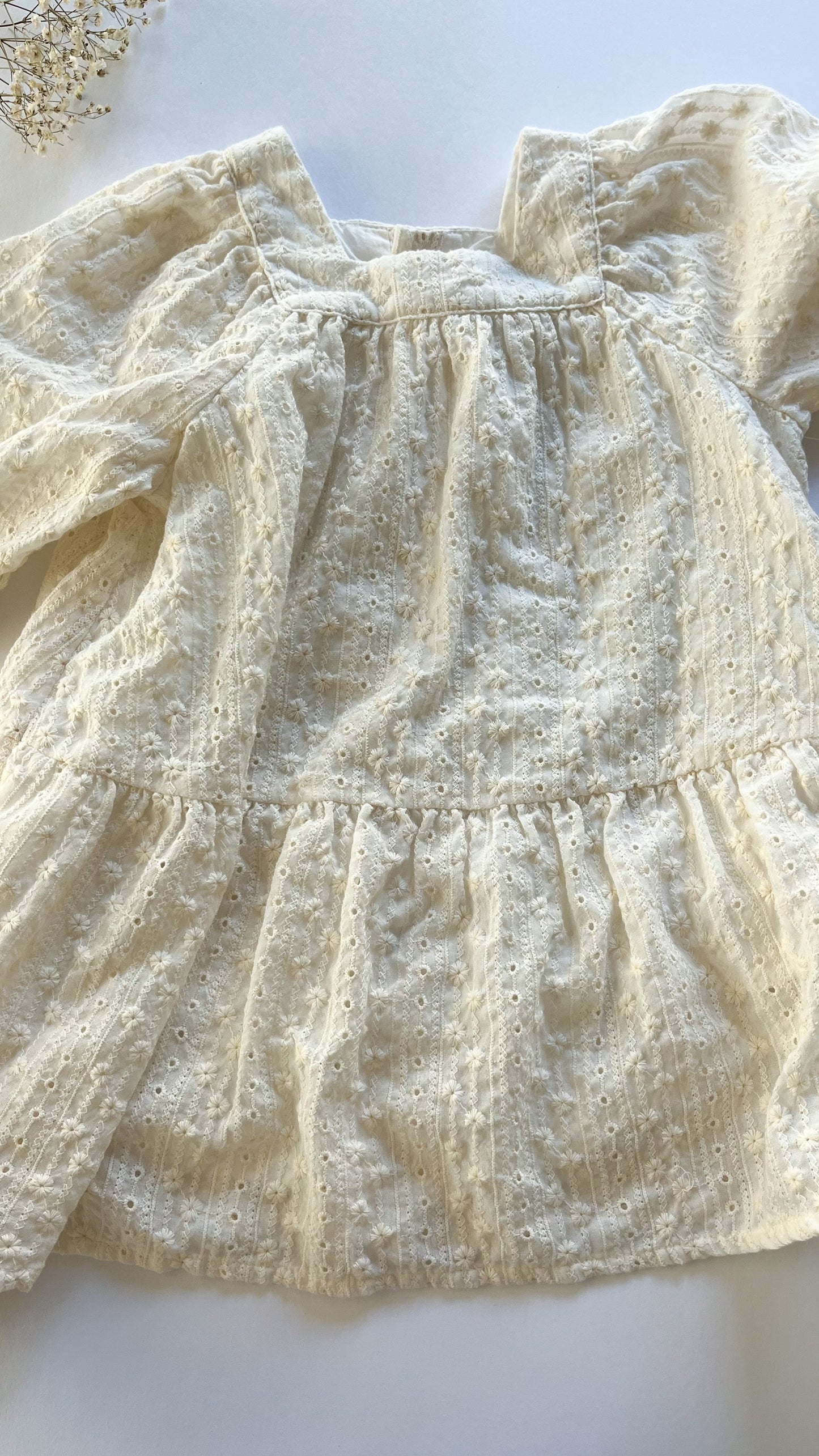 Zara eyelet embroidered dress (4/5)