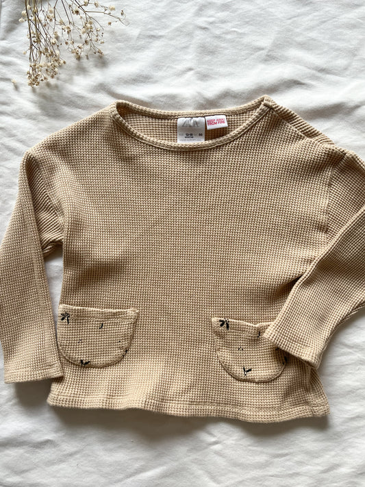 Zara waffle top (12/18)