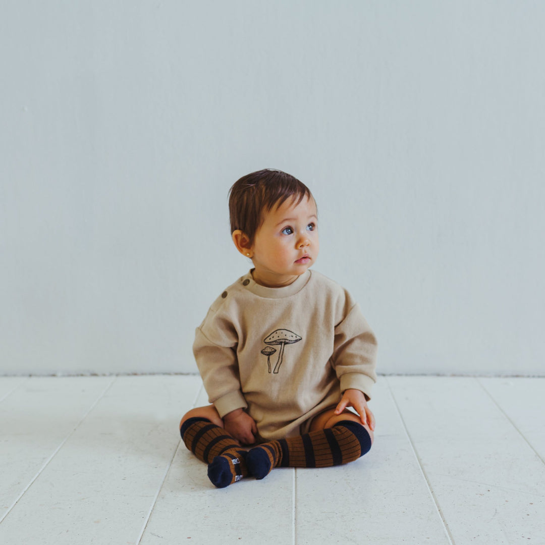 Kidwild terry bodysuit mushroom (3/6)