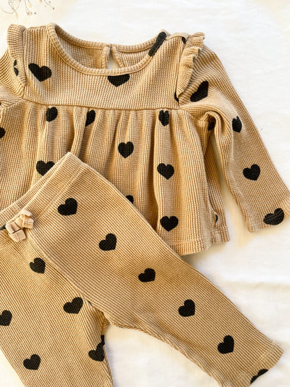 Gap waffle two piece set (6/12)