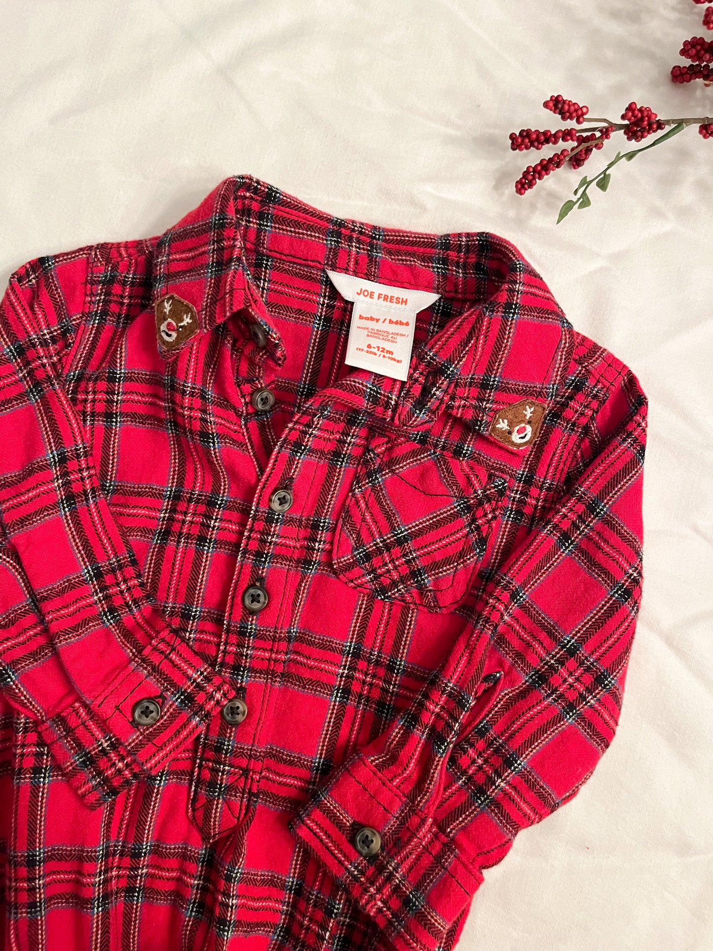 Joe fresh flannel (6/12)
