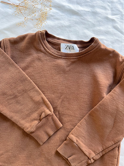 Zara pullover in rust ( size 7)