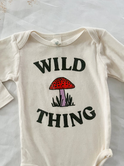 Wild thing mushroom onesie (18/24)