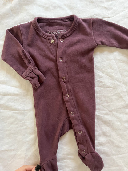Loved baby purple sleeper (NB) NB