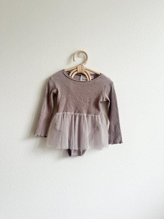 Zara ribbed onesie with tutu (12/18)