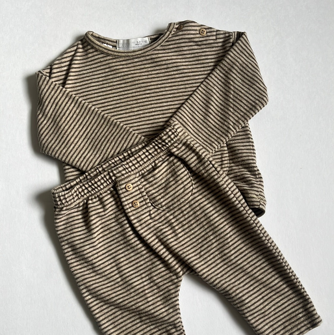 Zara striped set (1-3 months)