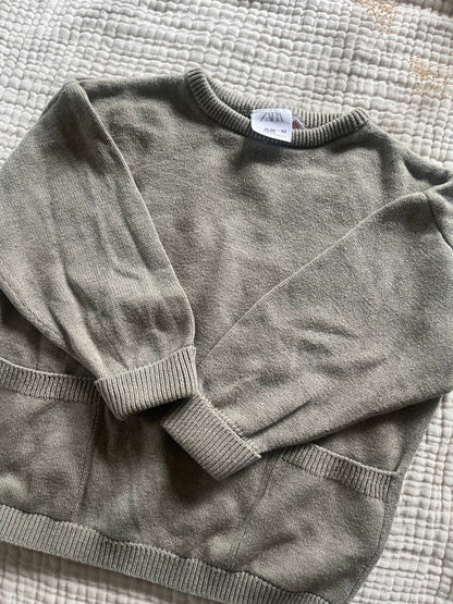 Zara knit sweater with pockets (18/24)