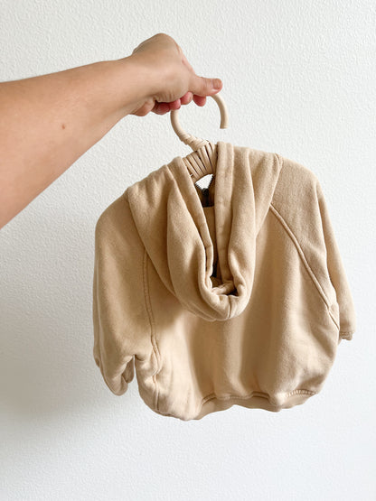 Zara neutral zip up hoodie