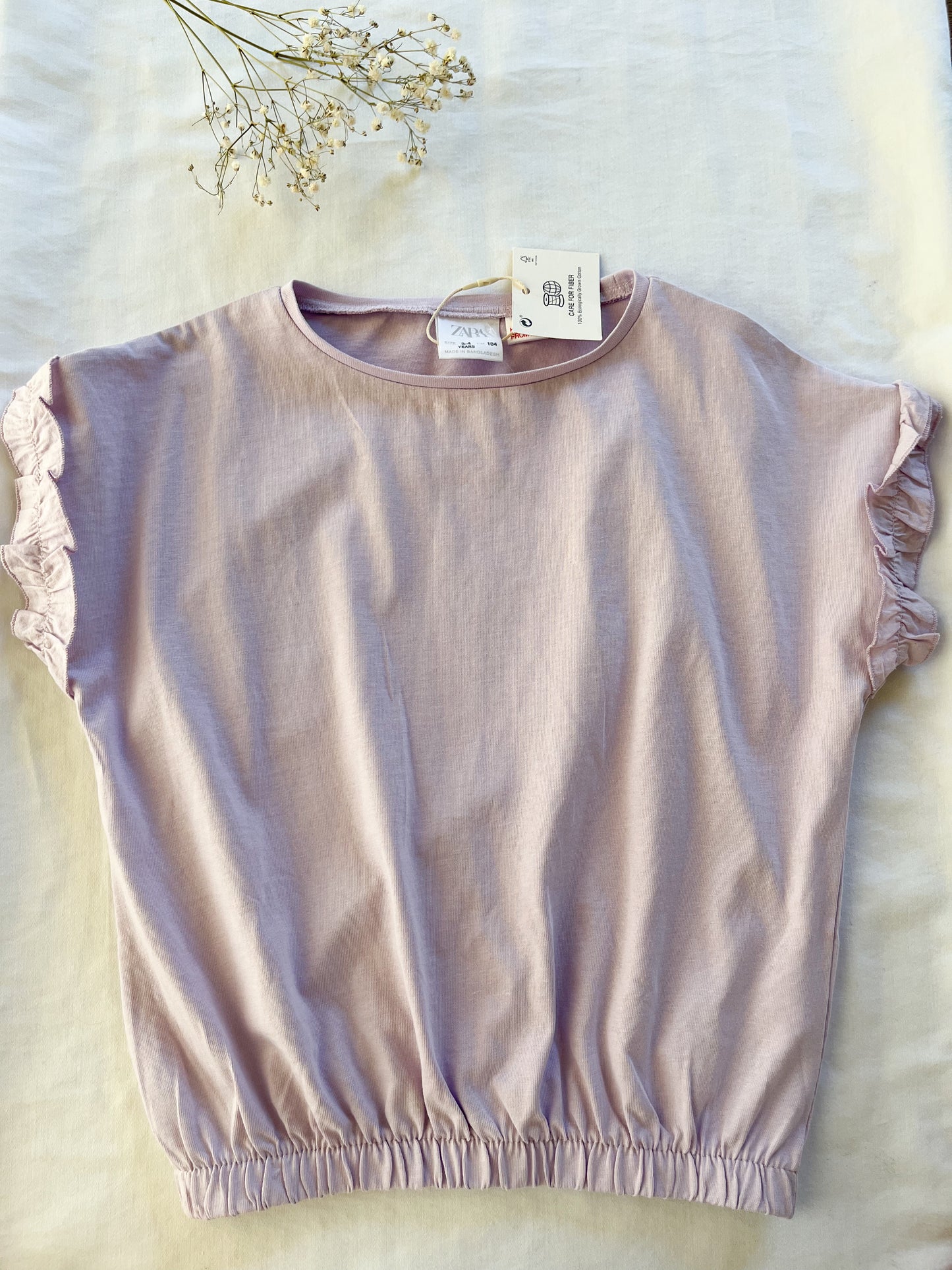 Zara lilac top (3-4)